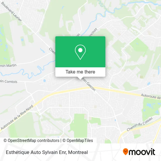 Esthétique Auto Sylvain Enr map