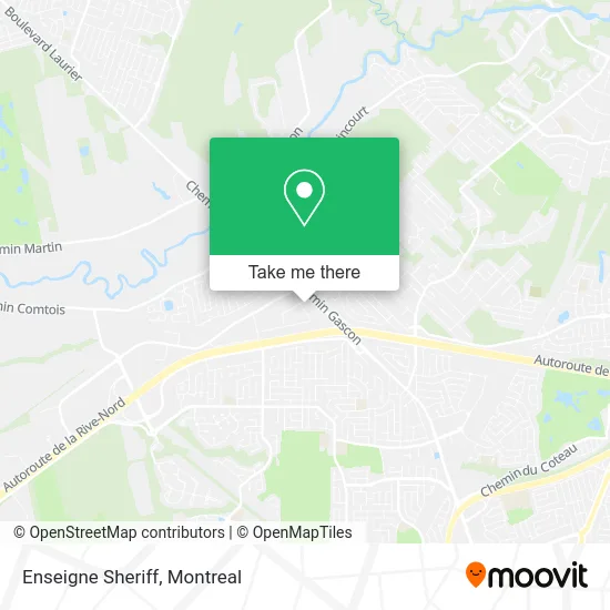 Enseigne Sheriff map