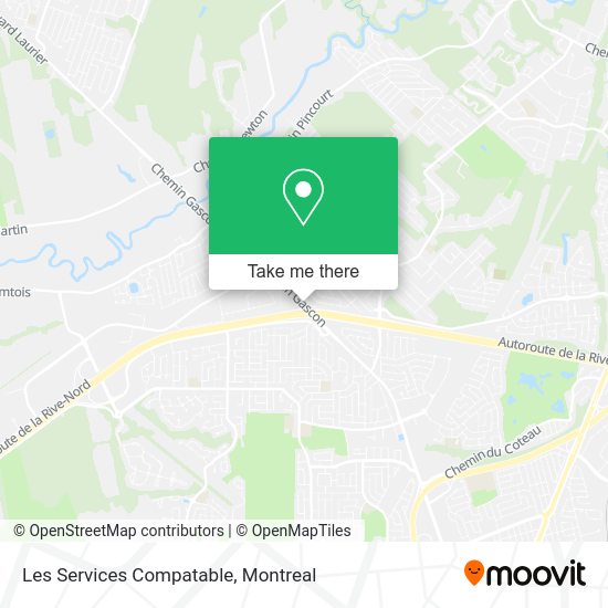 Les Services Compatable map