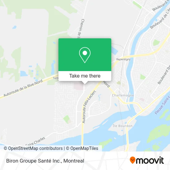 Biron Groupe Santé Inc. map