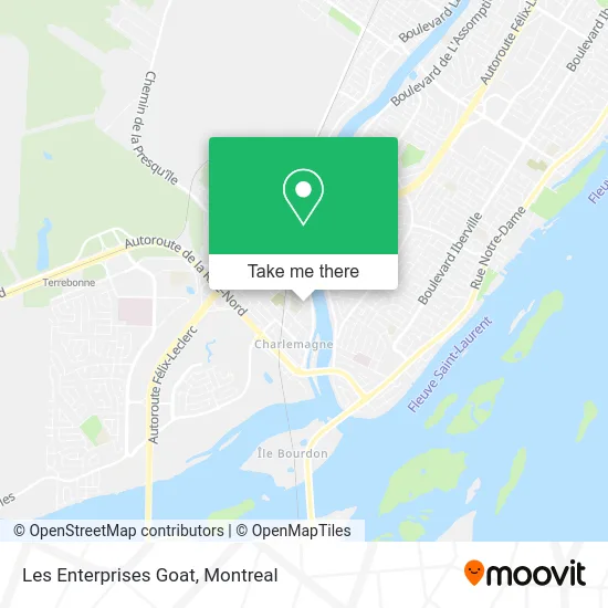 Les Enterprises Goat map