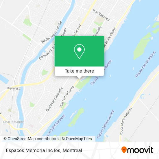 Espaces Memoria Inc les map