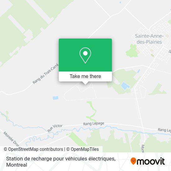 Station de recharge pour véhicules électriques map