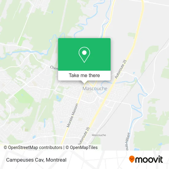 Campeuses Cav map