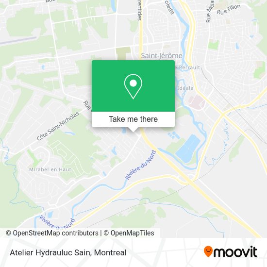 Atelier Hydrauluc Sain map