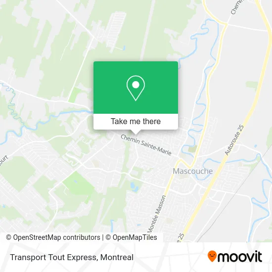 Transport Tout Express map