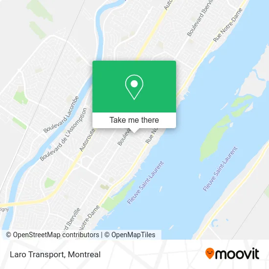 Laro Transport map