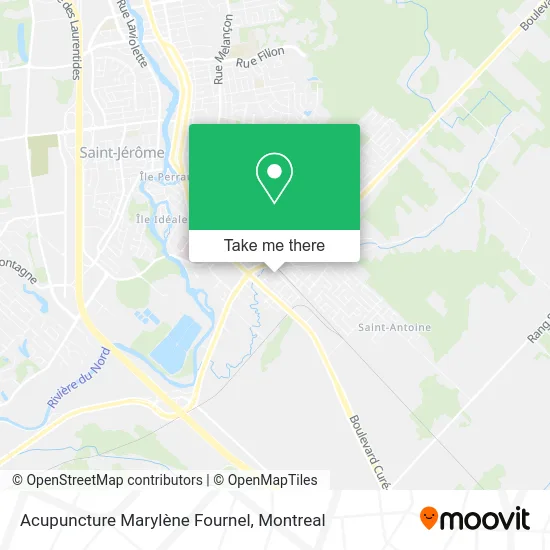 Acupuncture Marylène Fournel map