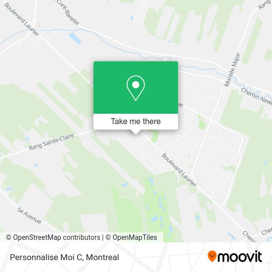 Personnalise Moi C map