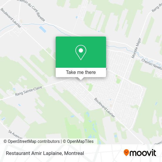 Restaurant Amir Laplaine map