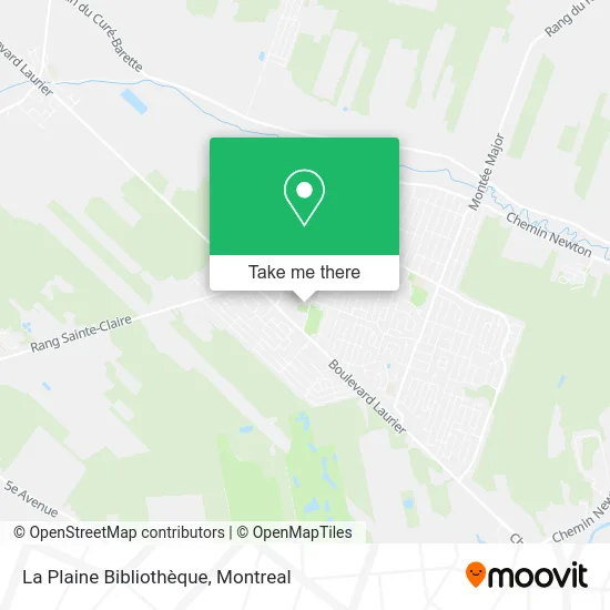 La Plaine Bibliothèque map