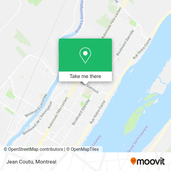 Jean Coutu map