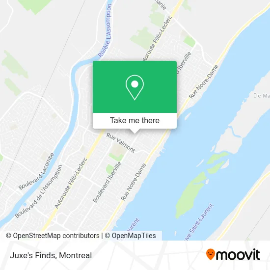 Juxe's Finds map