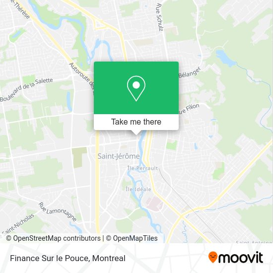 Finance Sur le Pouce map