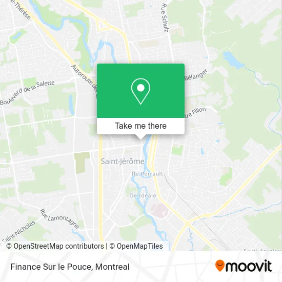 Finance Sur le Pouce map