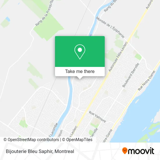 Bijouterie Bleu Saphir map