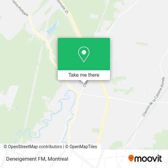 Deneigement FM map
