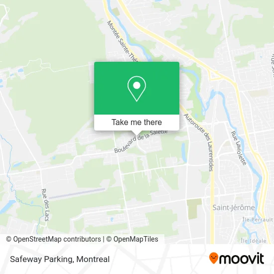 Safeway Parking map