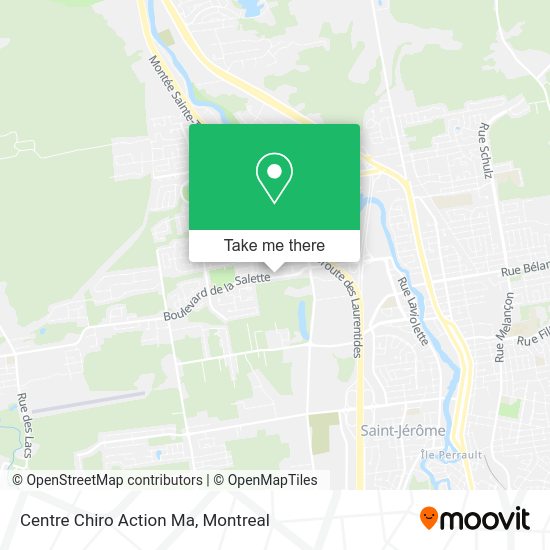 Centre Chiro Action Ma map