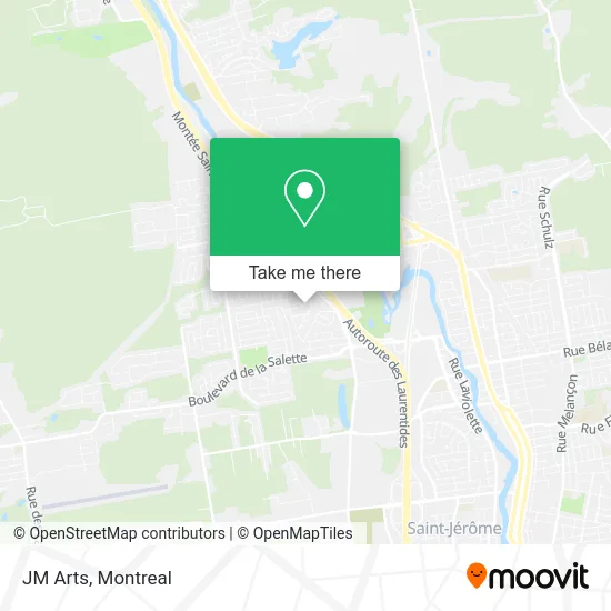 JM Arts map