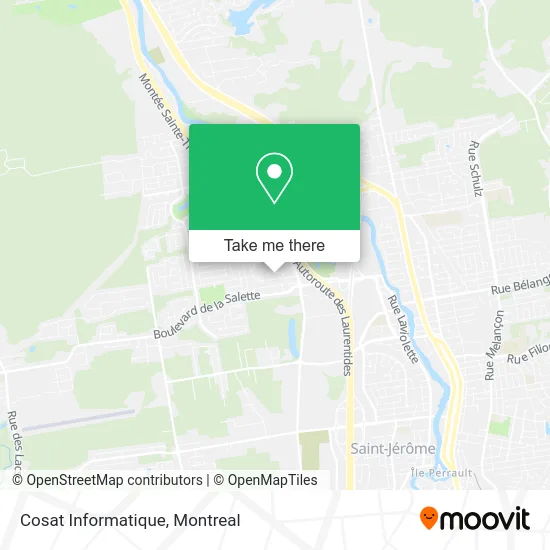 Cosat Informatique map