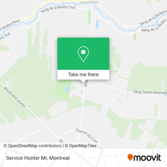 Service Hunter Mr map