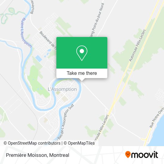 Première Moisson map