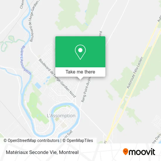 Matériaux Seconde Vie map