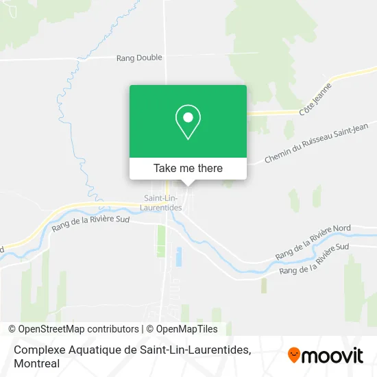 Complexe Aquatique de Saint-Lin-Laurentides map