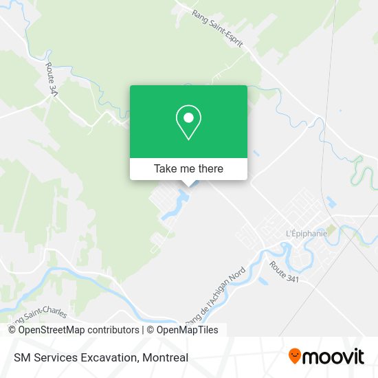 SM Services Excavation map