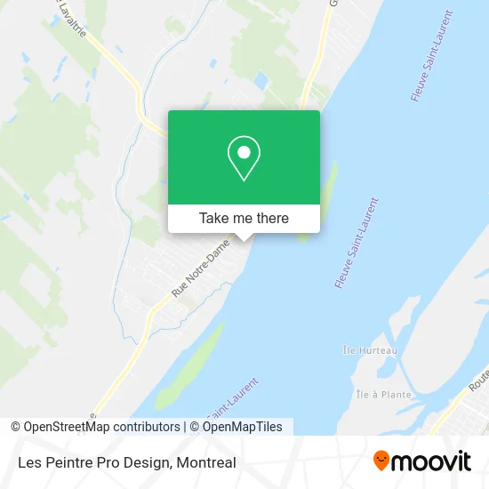 Les Peintre Pro Design map