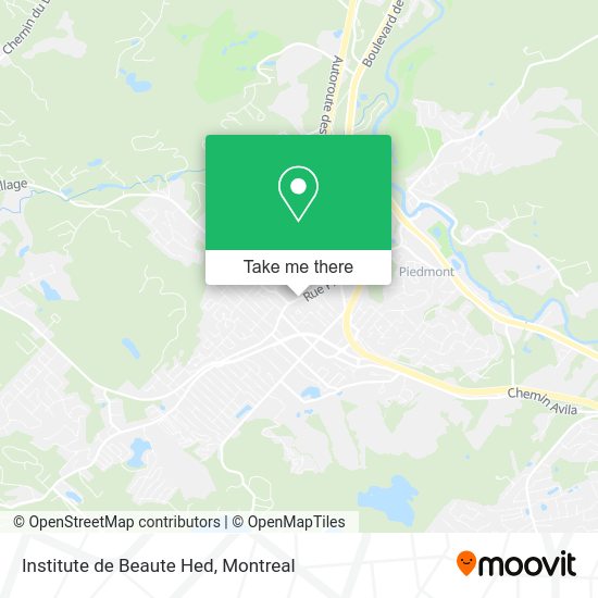 Institute de Beaute Hed map