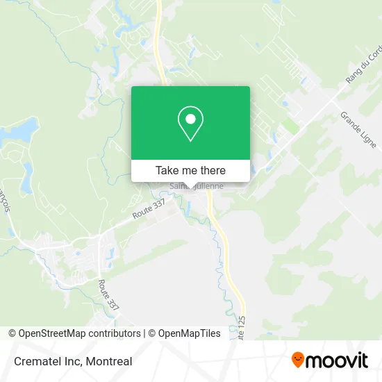 Crematel Inc map