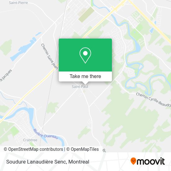 Soudure Lanaudière Senc map