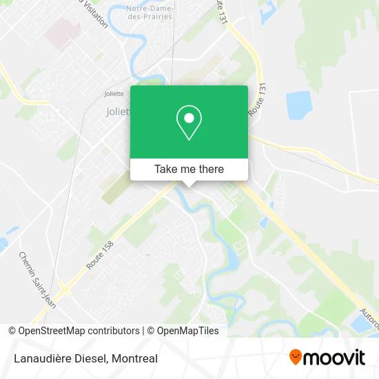 Lanaudière Diesel map