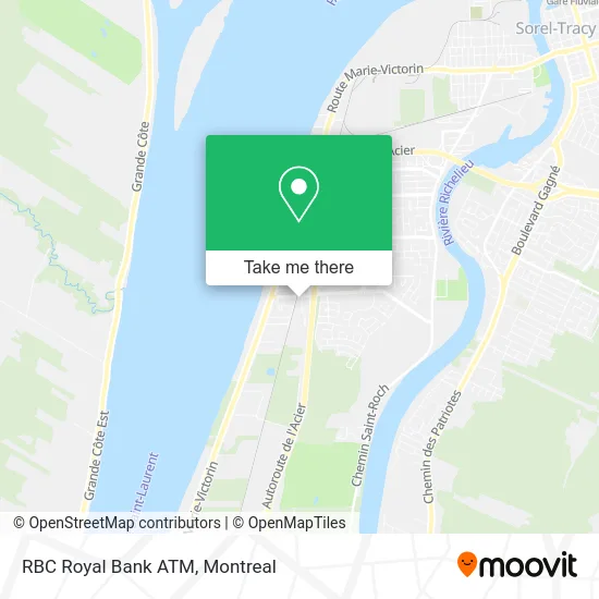 RBC Royal Bank ATM map