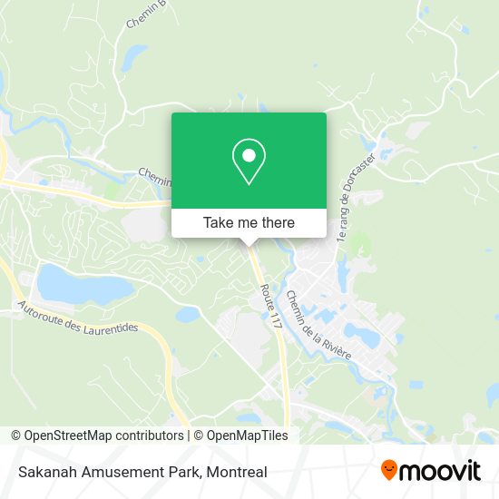 Sakanah Amusement Park map