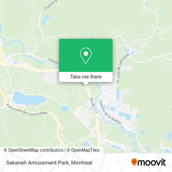 Sakanah Amusement Park map