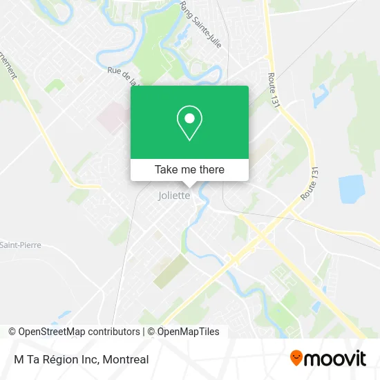 M Ta Région Inc map