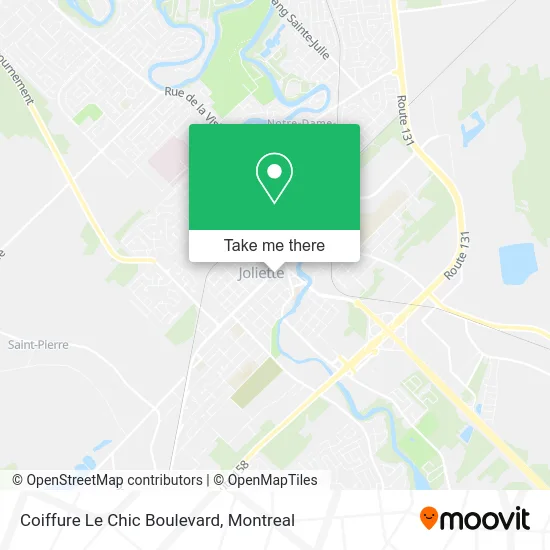 Coiffure Le Chic Boulevard map
