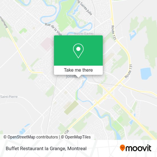 Buffet Restaurant la Grange map