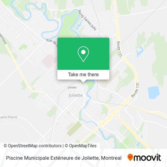 Piscine Municipale Extérieure de Joliette map