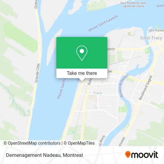 Demenagement Nadeau map