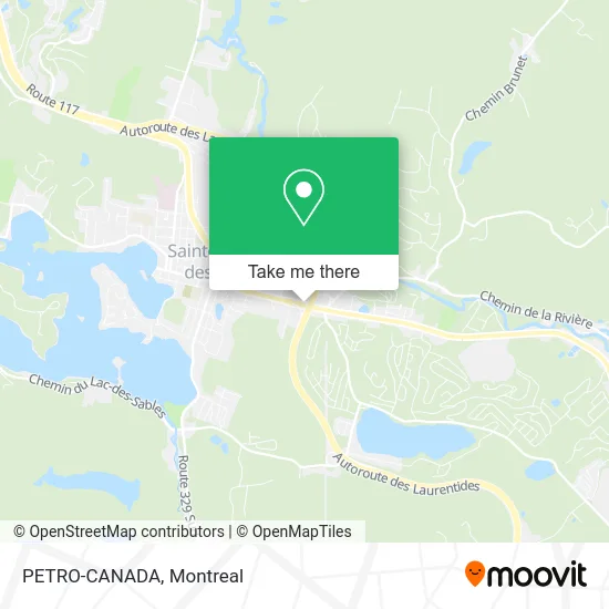 PETRO-CANADA map