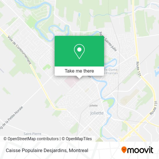Caisse Populaire Desjardins map