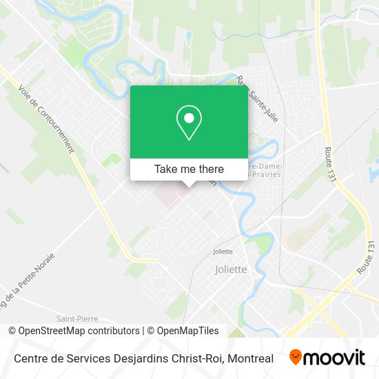 Centre de Services Desjardins Christ-Roi map