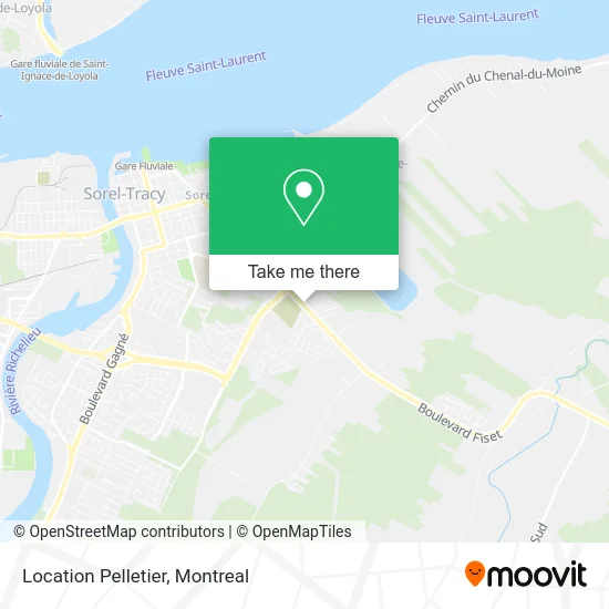 Location Pelletier map