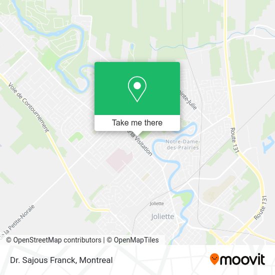 Dr. Sajous Franck map