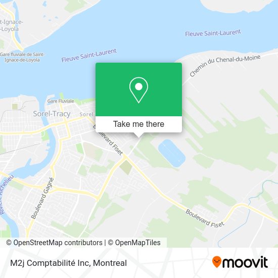 M2j Comptabilité Inc map