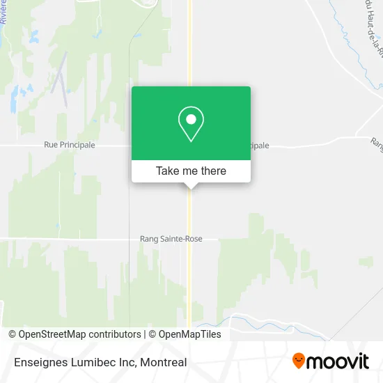 Enseignes Lumibec Inc map
